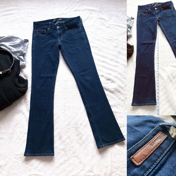 Express Barely Boot Low Rise Jeans - Picture 6 of 9